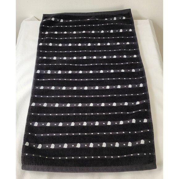 Well Dressed Home Halloween Hand Towel x4 Pack Man Ghost Black Spooky Whimsigoth - Picture 7 of 11